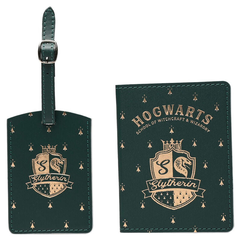 Warner Bros. Harry Potter Alumni-Passhülle & Gepäckanhänger – Slytherin