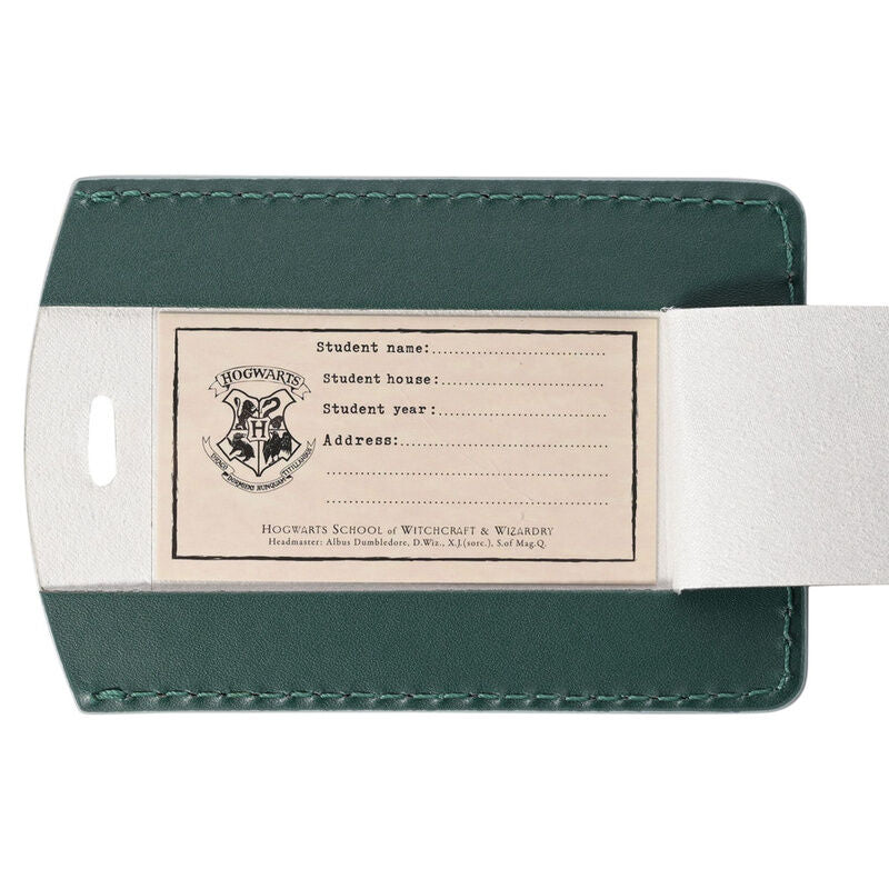 Warner Bros. Harry Potter Alumni-Passhülle & Gepäckanhänger – Slytherin
