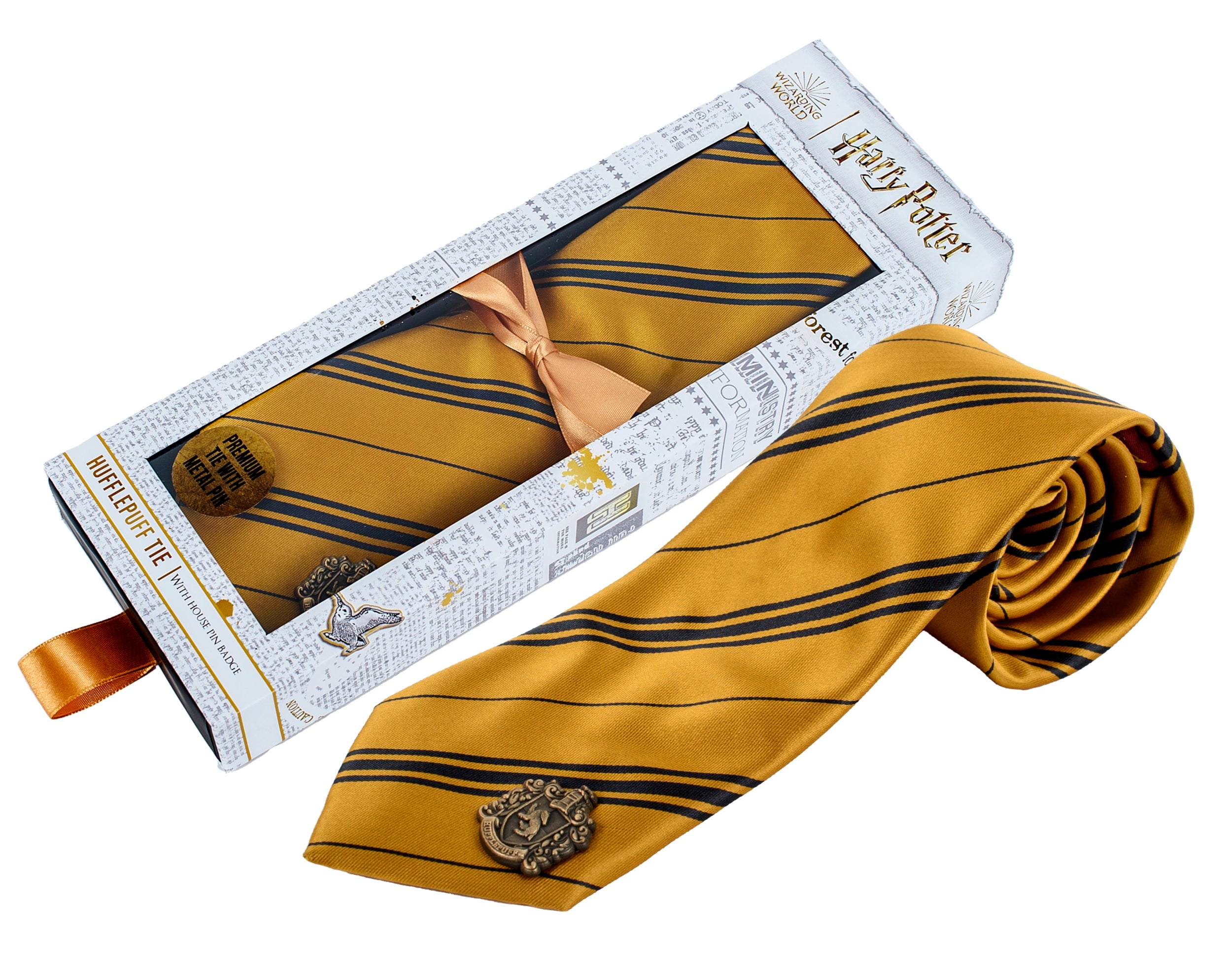 Harry Potter: Hufflepuff - Krawatte in Geschenkbox