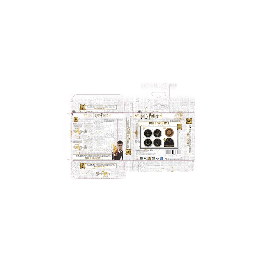 Harry Potter Untersetzer 4er-Pack Spell & Charms