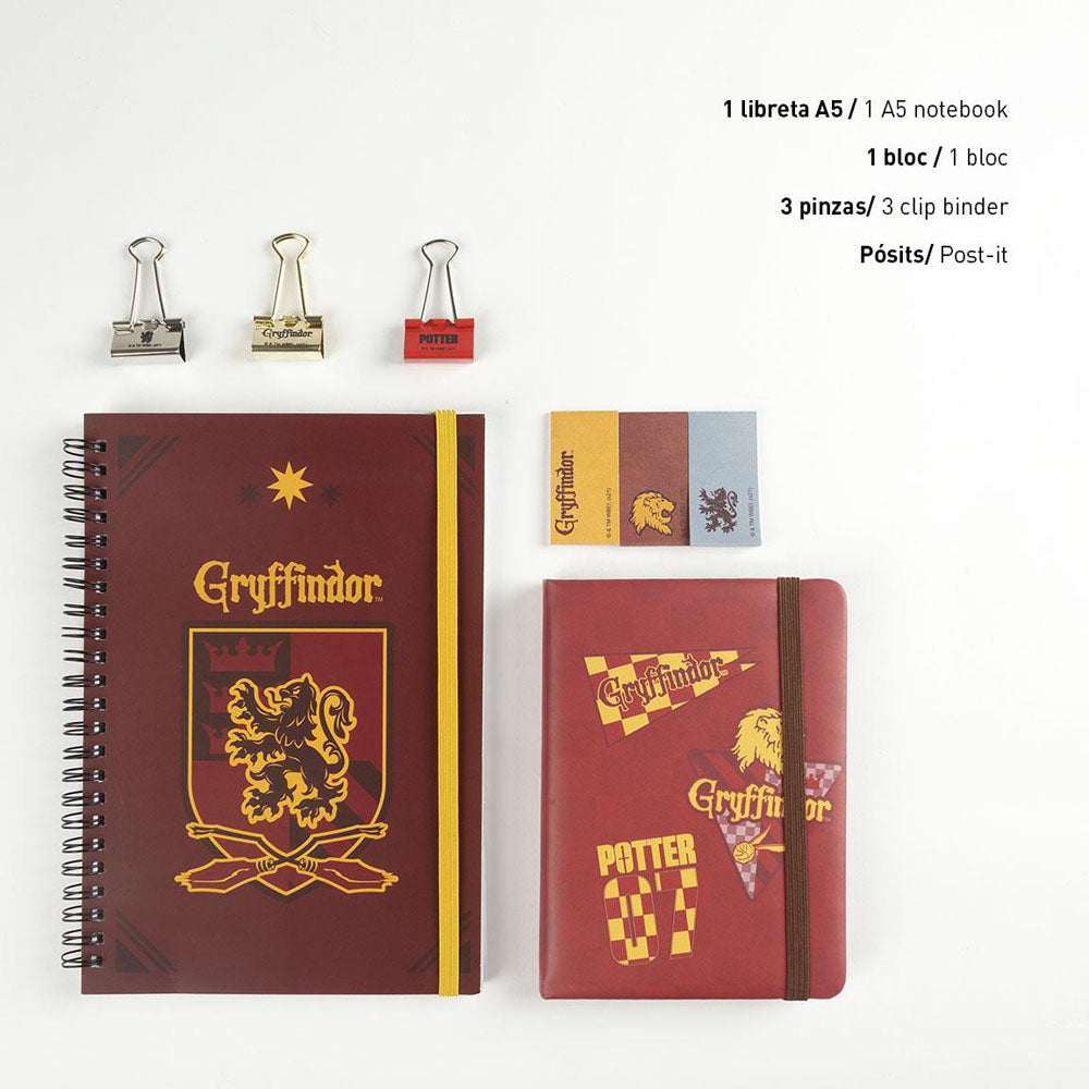 Harry Potter Schreibset Gryffindor inkl. Klammern