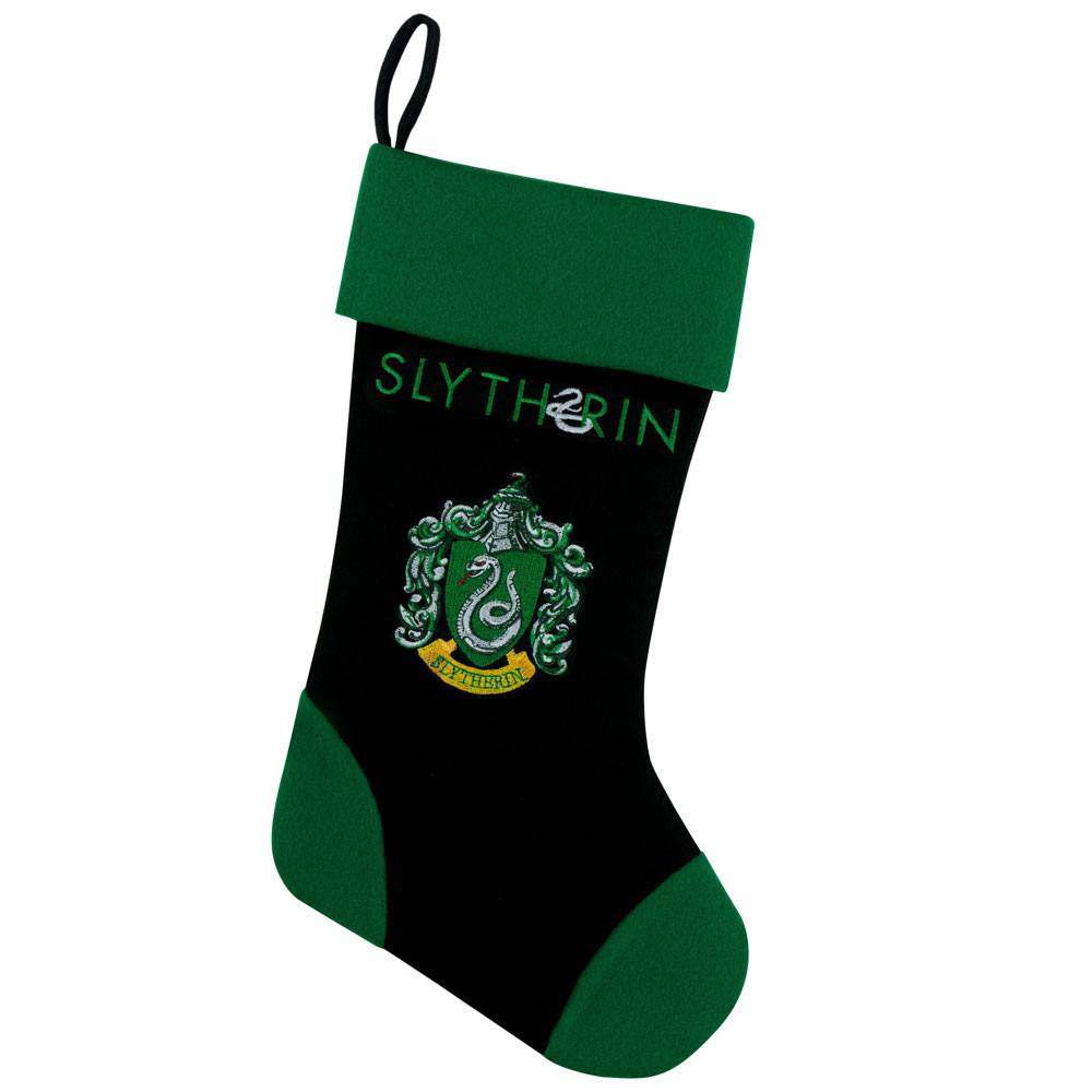 Harry Potter Weihnachtsstrumpf Slytherin 45 cm grün