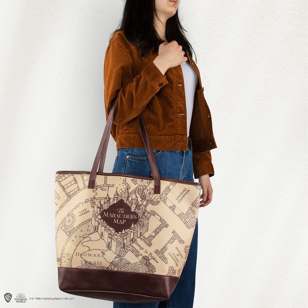 Harry Potter Tragetasche & Geldbeutel Marauder's Map Shoppingbag