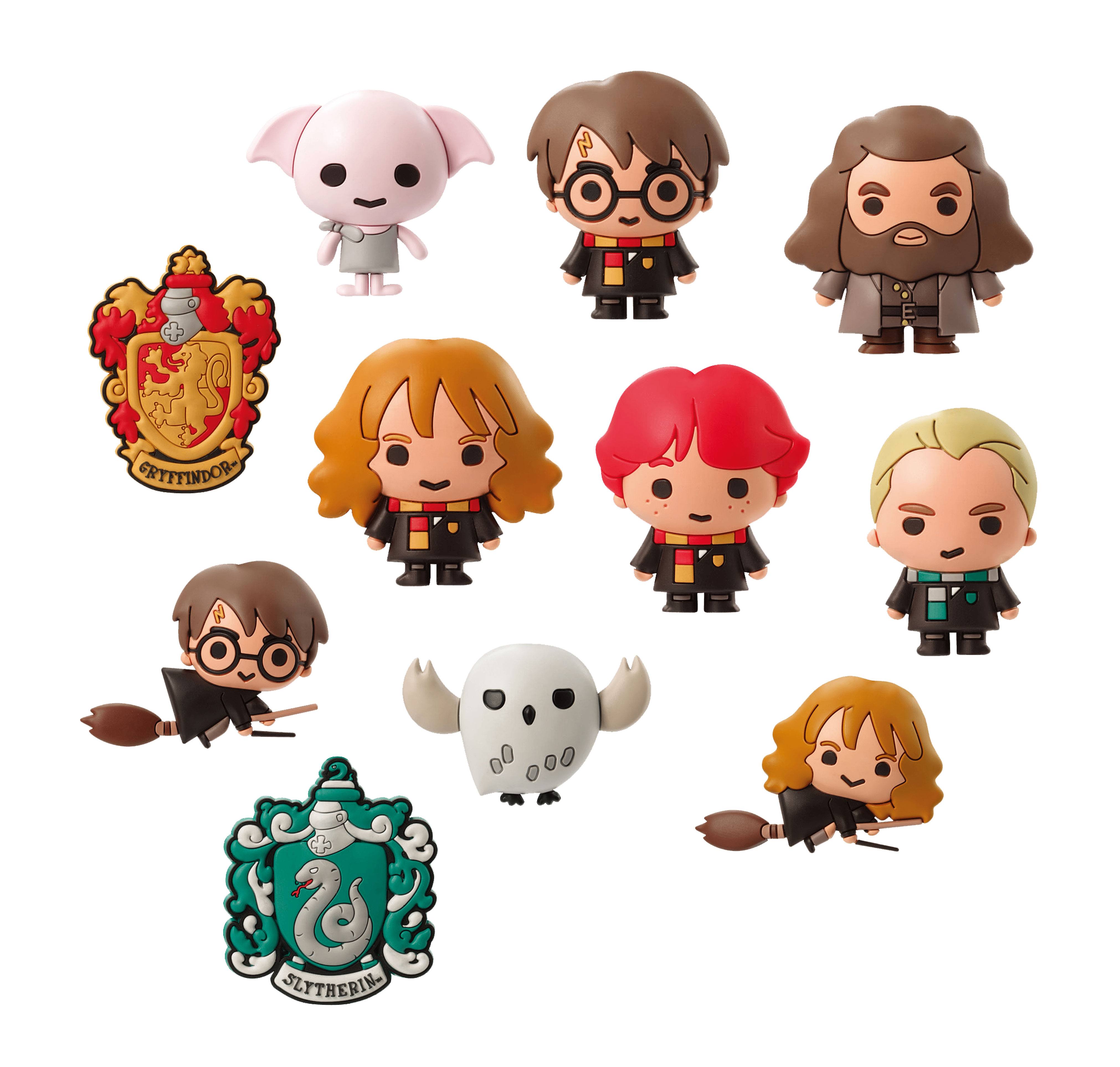 Harry Potter 3D Gummi-Schlüsselanhänger Serie 2 Display (24)