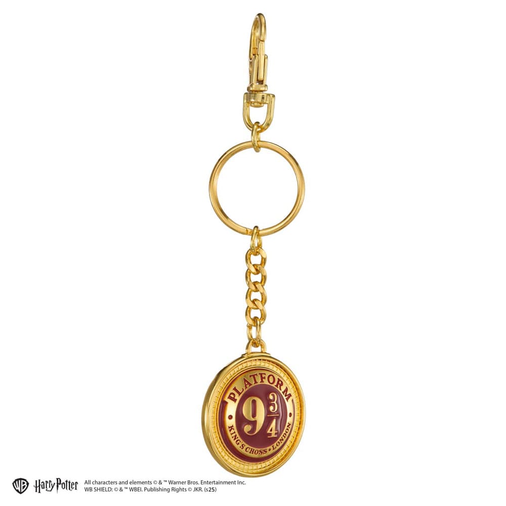Harry Potter Platform 9 3/4 Metall Schlüsselanhänger Gold/Rot