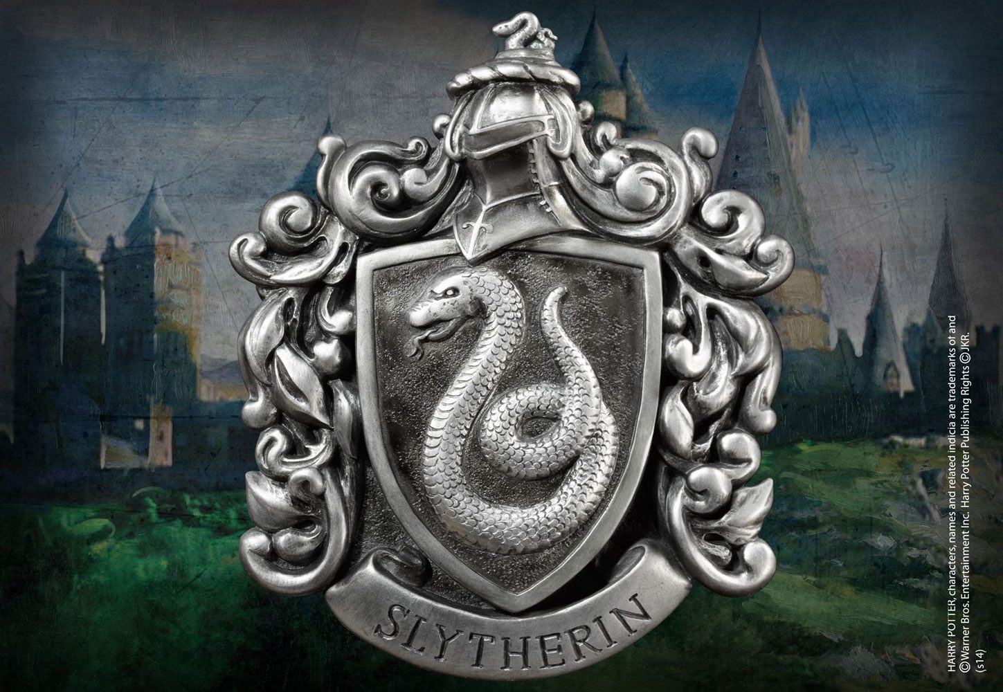 Harry Potter Wandschmuck Slytherin House Crest 21 x 28 cm