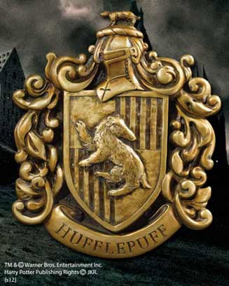 Harry Potter Wandschmuck Hufflepuff House Crest 21 x 28 cm